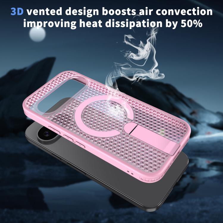 For Google Pixel 10 / 10 Pro Honeycomb Cooling MagSafe Holder Phone Case