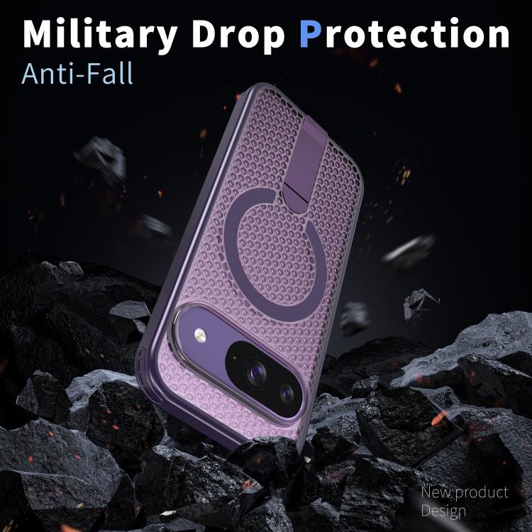 For Google Pixel 10 / 10 Pro Honeycomb Cooling MagSafe Holder Phone Case