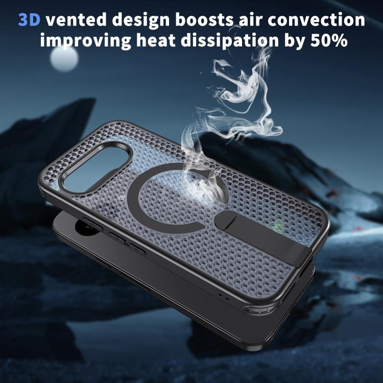 For Google Pixel 10a Honeycomb Cooling MagSafe Holder Phone Case