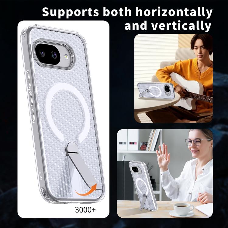 For Google Pixel 10a Honeycomb Cooling MagSafe Holder Phone Case
