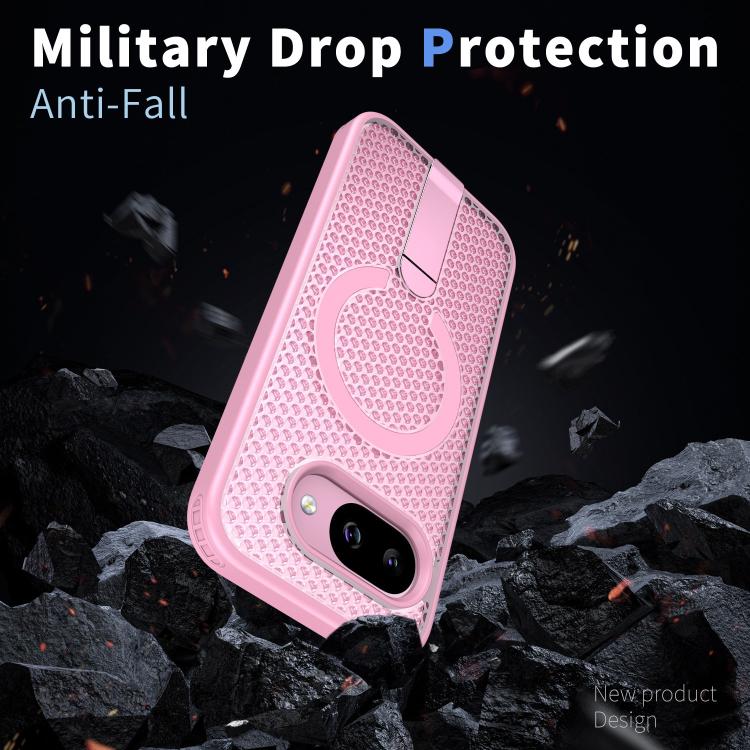 For Google Pixel 10a Honeycomb Cooling MagSafe Holder Phone Case