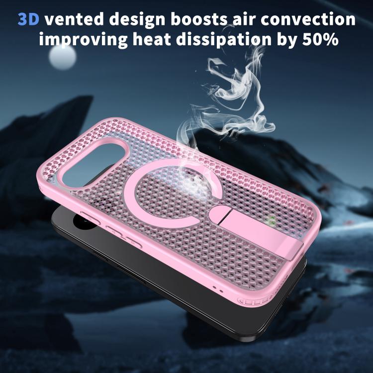 For Google Pixel 10a Honeycomb Cooling MagSafe Holder Phone Case