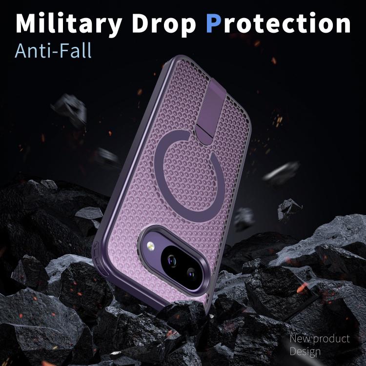 For Google Pixel 10a Honeycomb Cooling MagSafe Holder Phone Case
