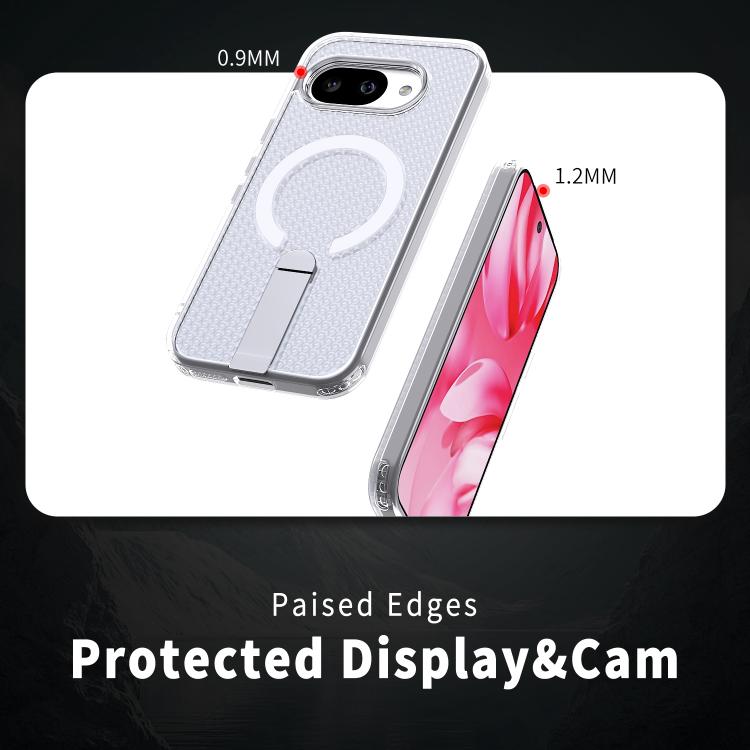 For Google Pixel 9a Honeycomb Cooling MagSafe Holder Phone Case