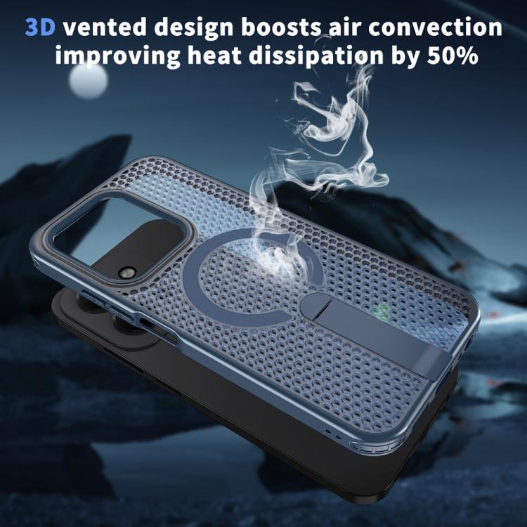 For Redmi 15C 5G / 4G EU 173mm / Poco C85 5G Honeycomb Cooling MagSafe Holder Phone Case