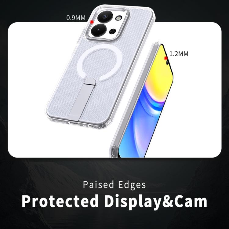 For Redmi 15C 5G / 4G EU 173mm / Poco C85 5G Honeycomb Cooling MagSafe Holder Phone Case