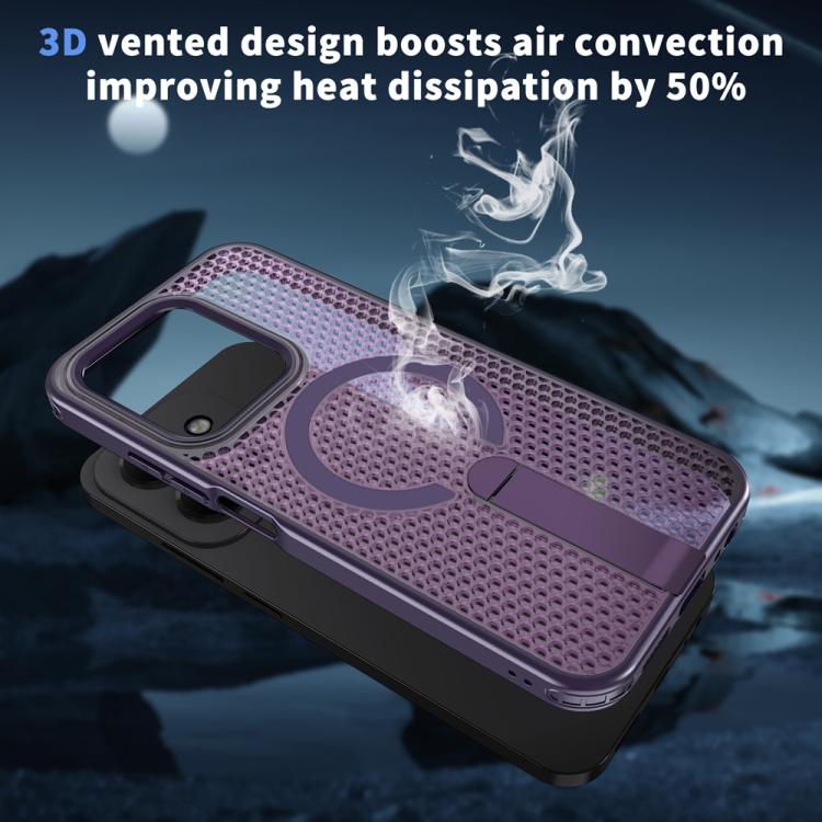 For Redmi 15C 5G / 4G EU 173mm / Poco C85 5G Honeycomb Cooling MagSafe Holder Phone Case