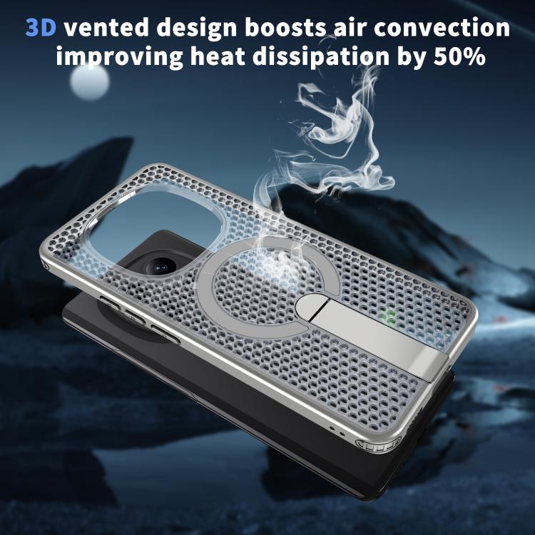 For Redmi Note 15 4G / 5G Global 164mm / Poco M8 5G Honeycomb Cooling MagSafe Holder Phone Case