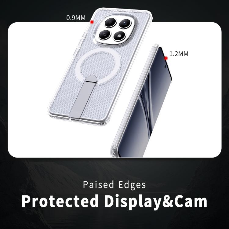 For Redmi Note 15 4G / 5G Global 164mm / Poco M8 5G Honeycomb Cooling MagSafe Holder Phone Case