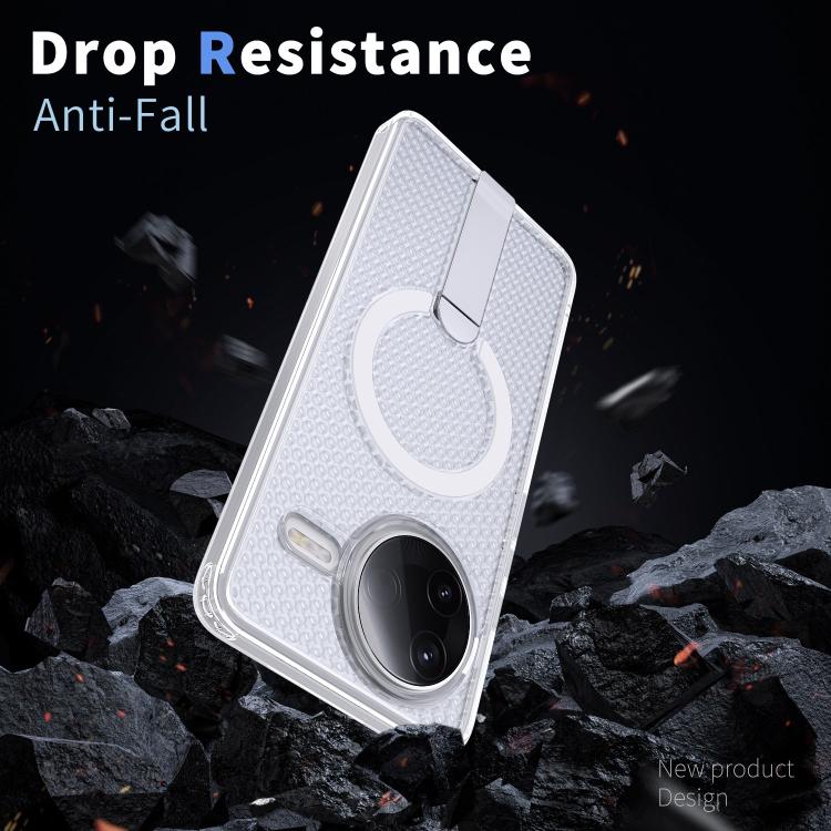 For Redmi K80 / K80 Pro / Poco F7 Pro Honeycomb Cooling MagSafe Holder Phone Case
