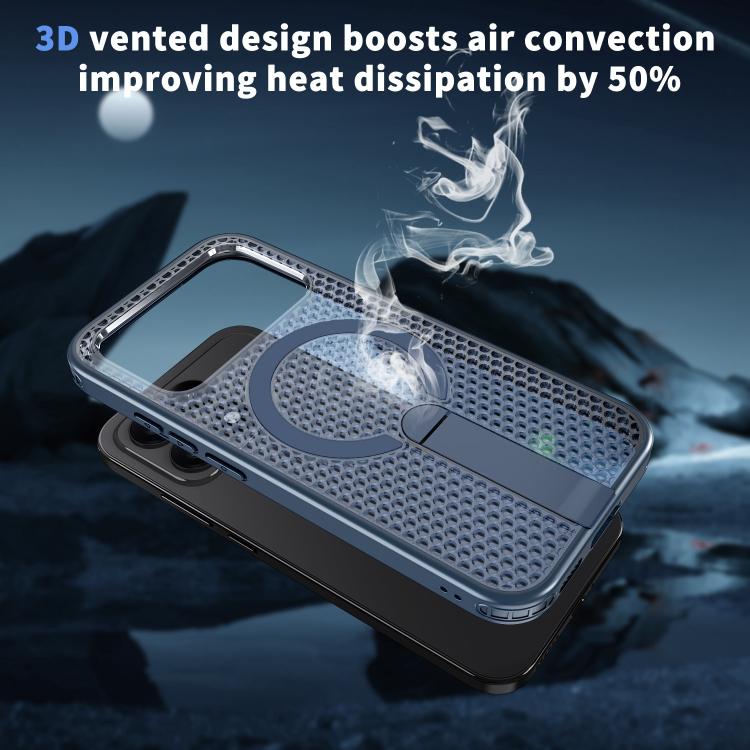 For Redmi K90 / Poco F8 Pro 5G Honeycomb Cooling MagSafe Holder Phone Case