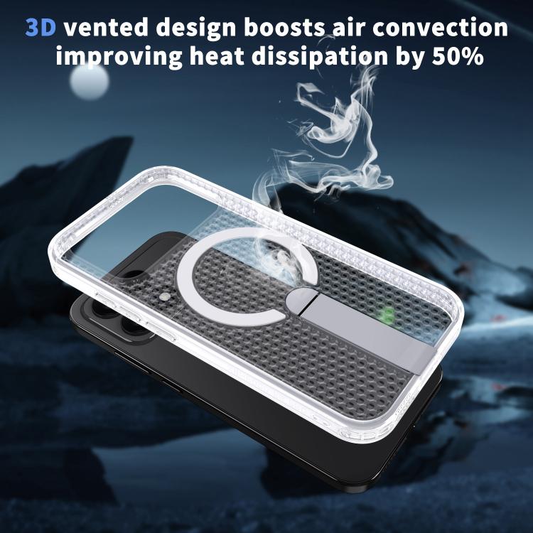 For Redmi K90 / Poco F8 Pro 5G Honeycomb Cooling MagSafe Holder Phone Case