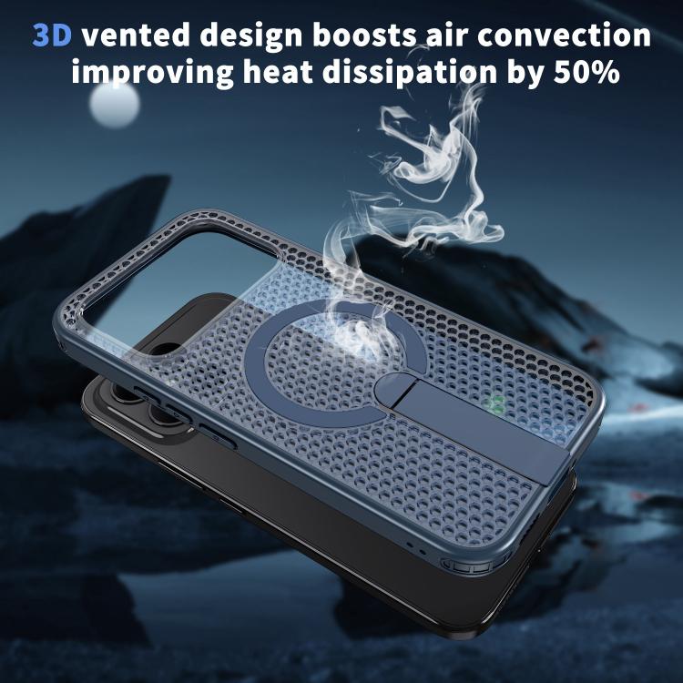 For Redmi K90 Pro Max / Poco F8 Ultra Honeycomb Cooling MagSafe Holder Phone Case