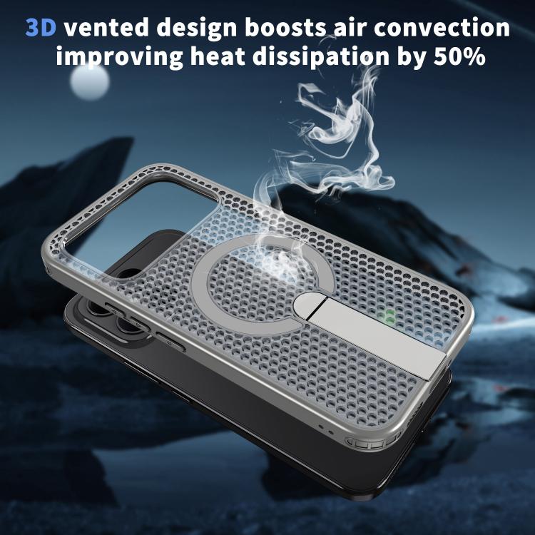 For Redmi K90 Pro Max / Poco F8 Ultra Honeycomb Cooling MagSafe Holder Phone Case