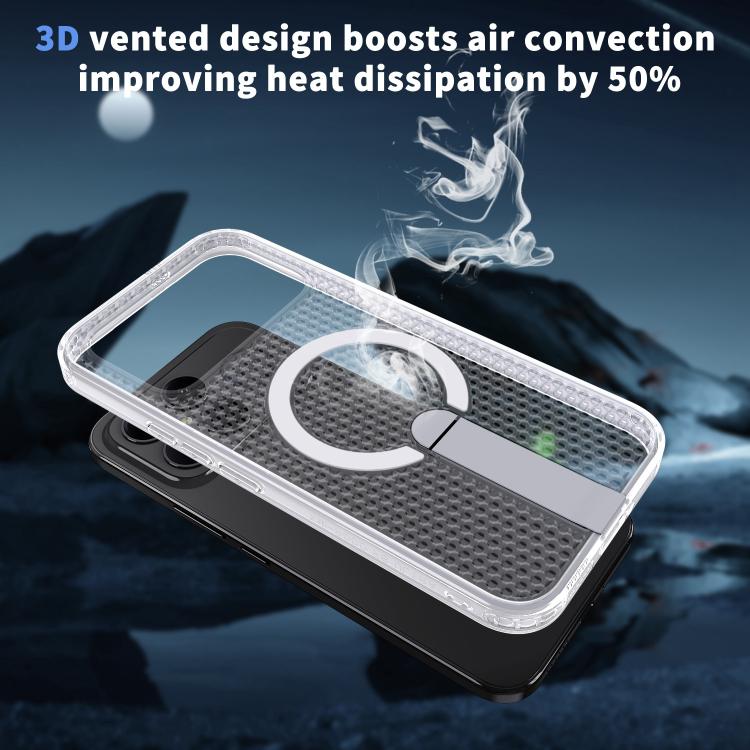 For Redmi K90 Pro Max / Poco F8 Ultra Honeycomb Cooling MagSafe Holder Phone Case