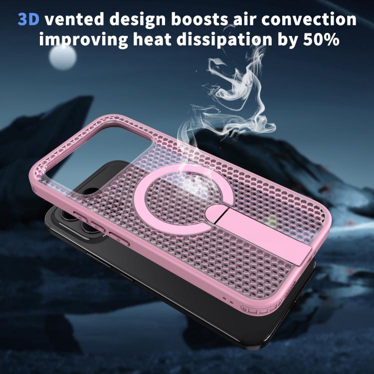 For Redmi K90 Pro Max / Poco F8 Ultra Honeycomb Cooling MagSafe Holder Phone Case