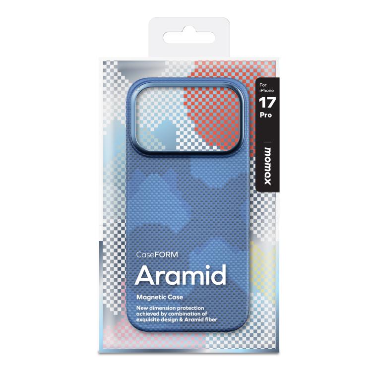 For iPhone 17 Pro MOMAX Aramid Fiber Ultra-thin MagSafe Phone Case
