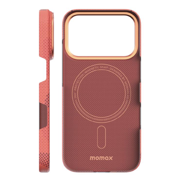 For iPhone 17 Pro MOMAX Aramid Fiber Ultra-thin MagSafe Phone Case