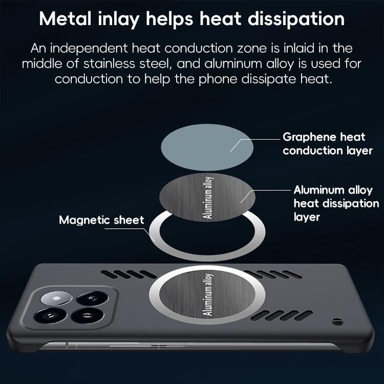For Xiaomi 17 All-inclusive Lens Frameless Graphene Cooling Phone Case