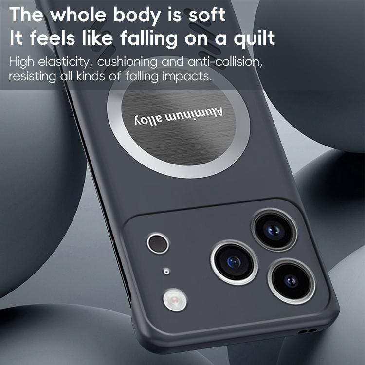 For iPhone 17 Pro Max All-inclusive Lens Frameless Graphene Cooling Phone Case
