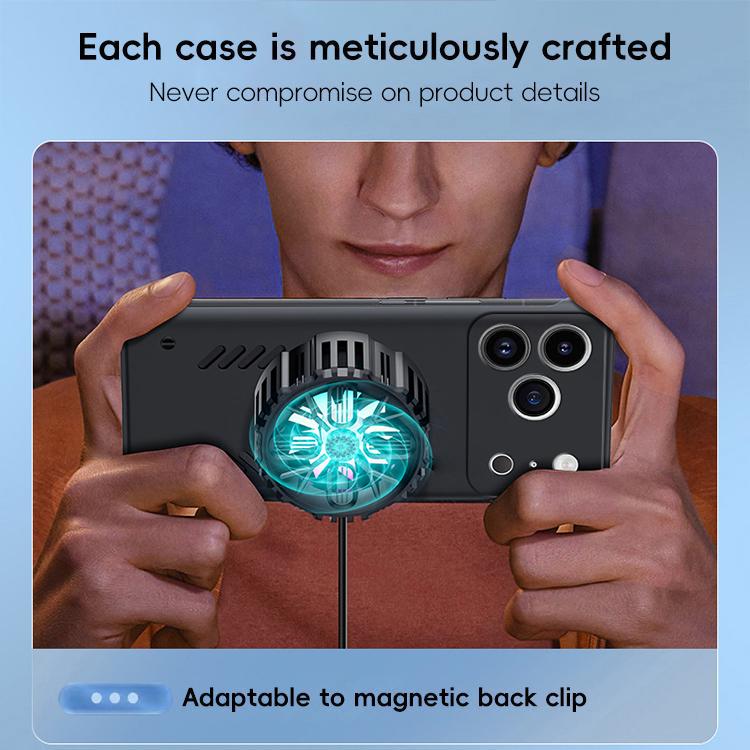 For iPhone 17 Pro All-inclusive Lens Frameless Graphene Cooling Phone Case