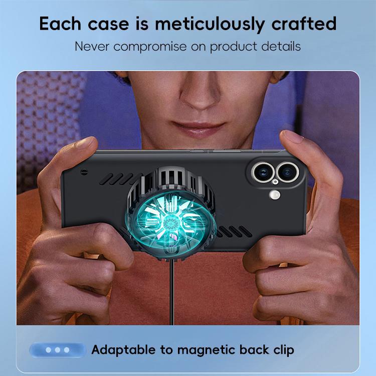 For iPhone 17 All-inclusive Lens Frameless Graphene Cooling Phone Case
