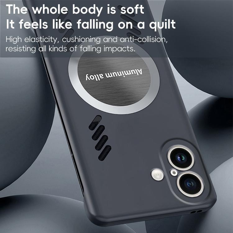 For iPhone 17 All-inclusive Lens Frameless Graphene Cooling Phone Case