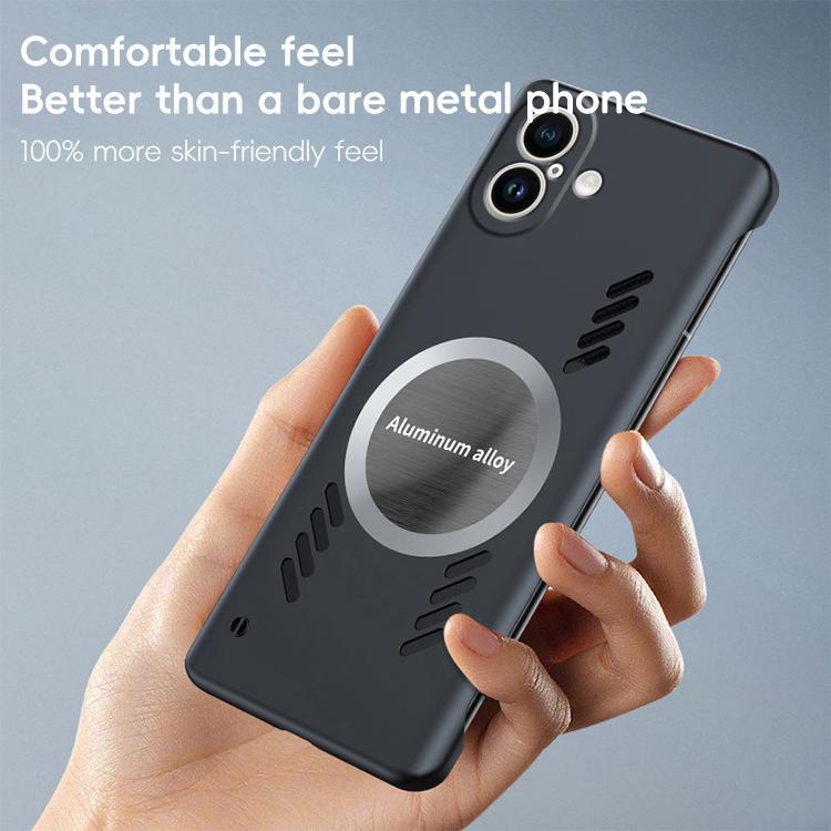 For iPhone 17 All-inclusive Lens Frameless Graphene Cooling Phone Case