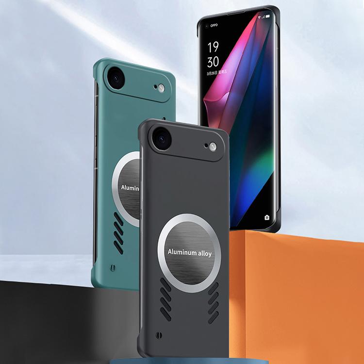 For iPhone Air All-inclusive Lens Frameless Graphene Cooling Phone Case