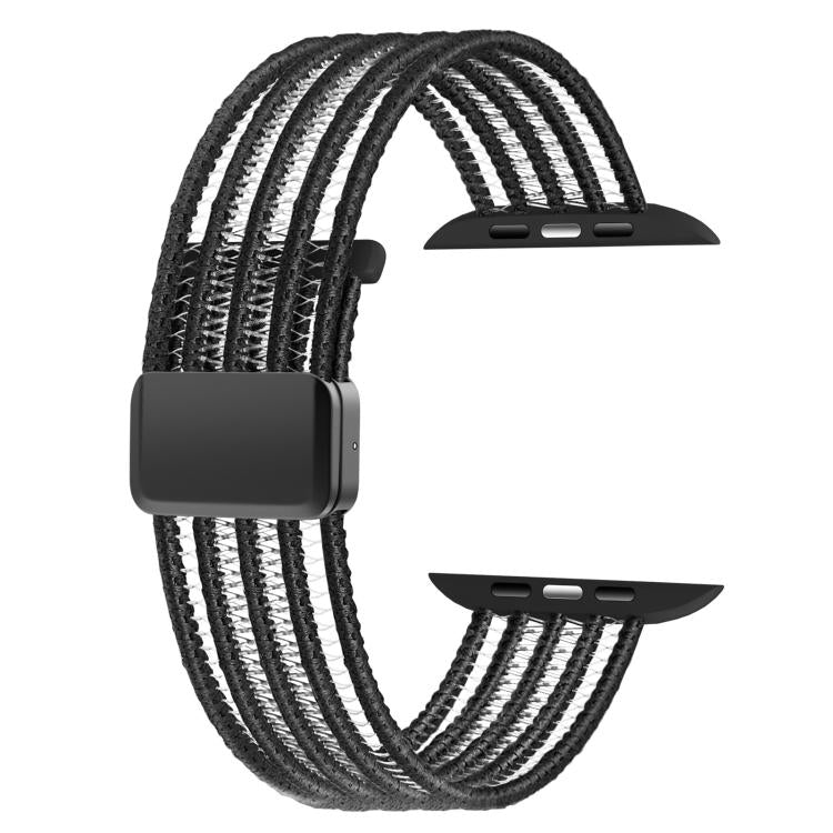 For Apple Watch 46mm / 49mm / 45mm / 44mm Breathable Nylon Fish Line Watch Band