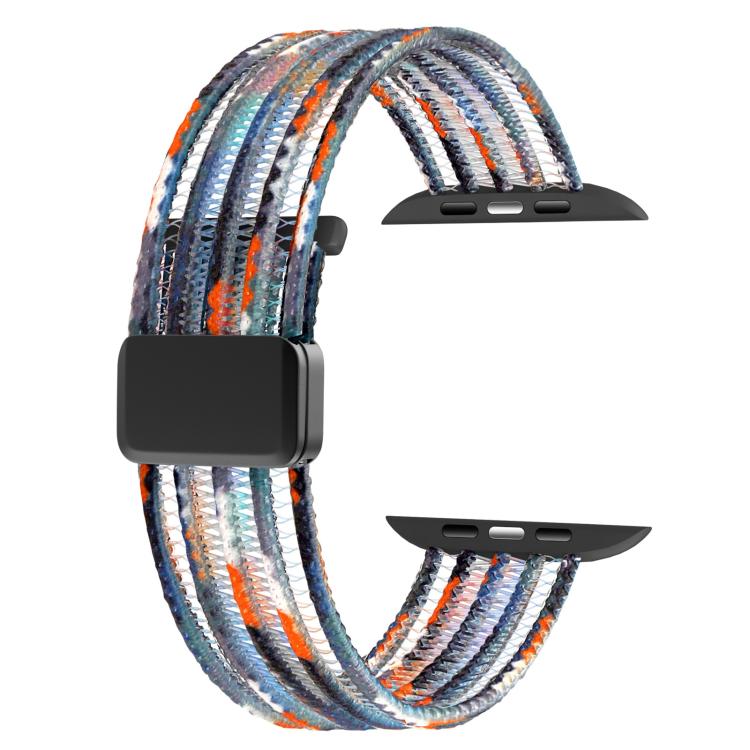 For Apple Watch 46mm / 49mm / 45mm / 44mm Breathable Nylon Fish Line Watch Band
