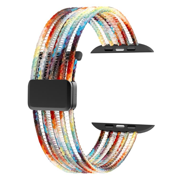 For Apple Watch 46mm / 49mm / 45mm / 44mm Breathable Nylon Fish Line Watch Band