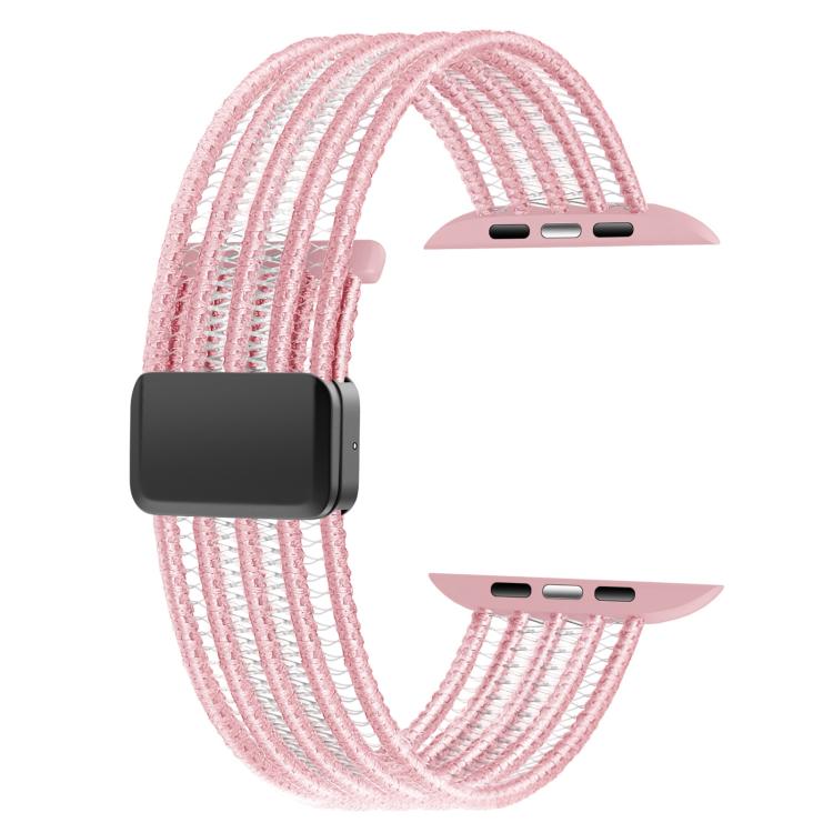 For Apple Watch 46mm / 49mm / 45mm / 44mm Breathable Nylon Fish Line Watch Band