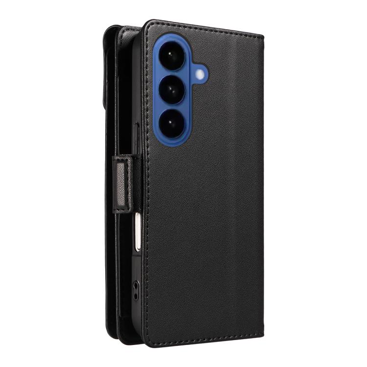 For Galaxy S26 5G Multi Card Wallet Leather Phone Case with Strap