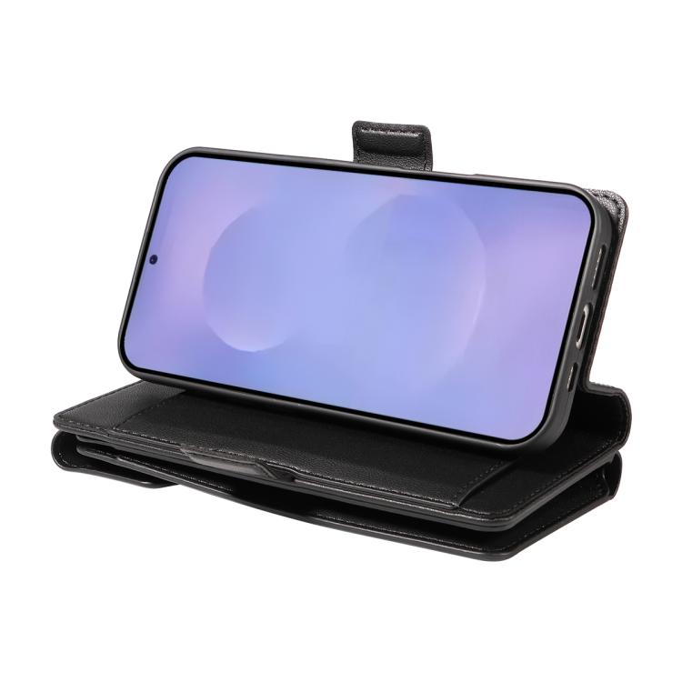 For Galaxy S26 5G Multi Card Wallet Leather Phone Case with Strap