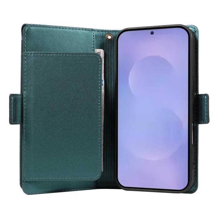 For Galaxy S26 5G Multi Card Wallet Leather Phone Case with Strap