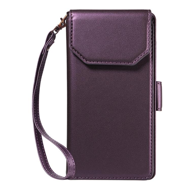 For Galaxy S26 5G Multi Card Wallet Leather Phone Case with Strap