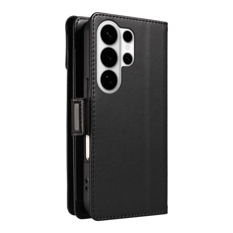 For Galaxy S26 Ultra 5G Multi Card Wallet Leather Phone Case with Strap