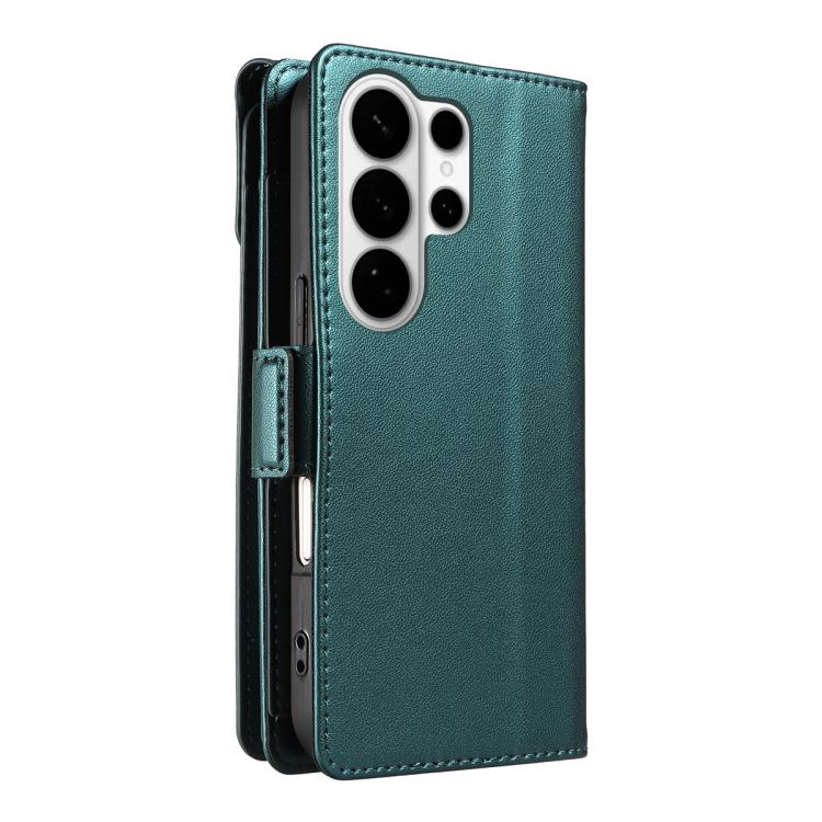 For Galaxy S26 Ultra 5G Multi Card Wallet Leather Phone Case with Strap