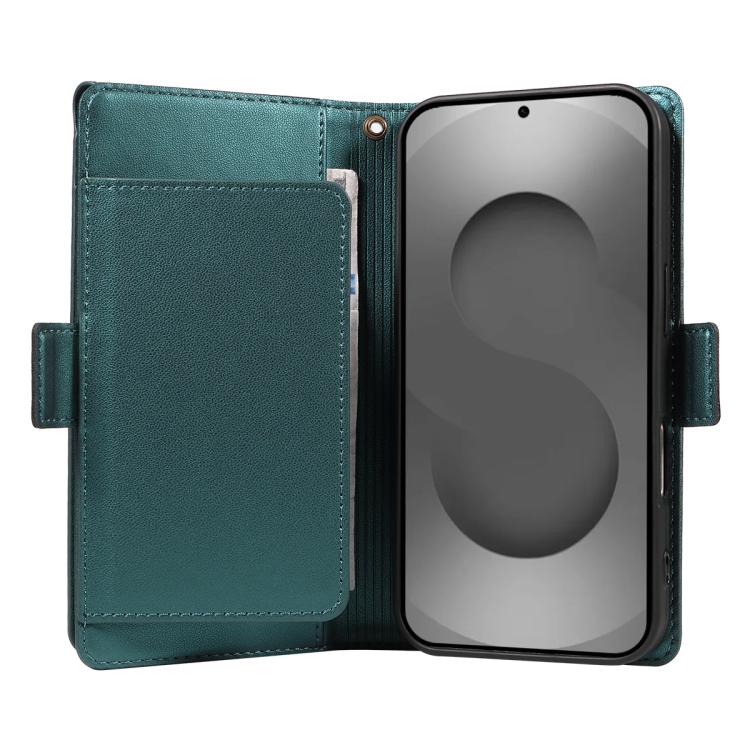 For Galaxy S26 Ultra 5G Multi Card Wallet Leather Phone Case with Strap