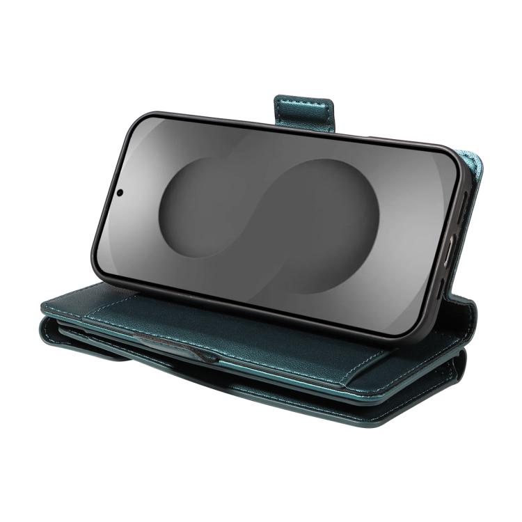 For Galaxy S26 Ultra 5G Multi Card Wallet Leather Phone Case with Strap
