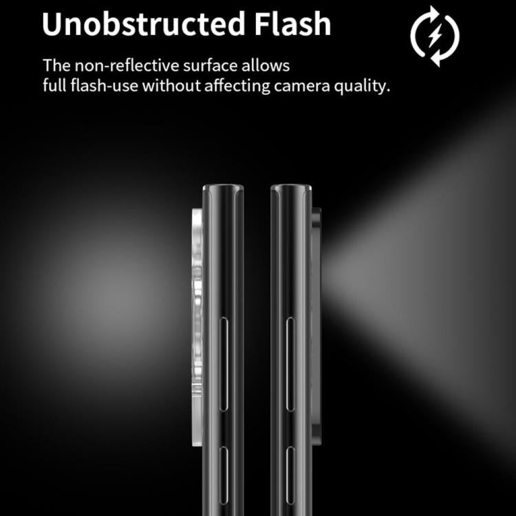 For Samsung Galaxy Z Fold7 5G XDcase Titanium Alloy Hollow Camera Lens Protector - Black