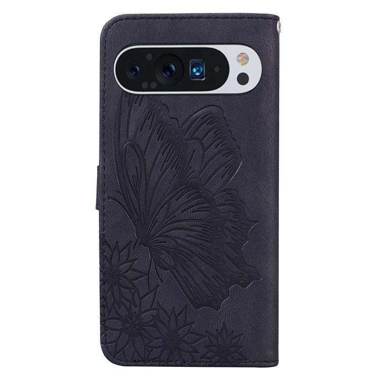 For Google Pixel 9 Pro XL / 10 Pro XL Retro Skin Feel Butterflies Embossing Horizontal Flip Leather Phone Case