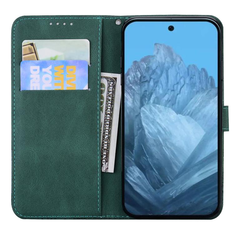 For Google Pixel 9 Pro XL / 10 Pro XL Retro Skin Feel Butterflies Embossing Horizontal Flip Leather Phone Case