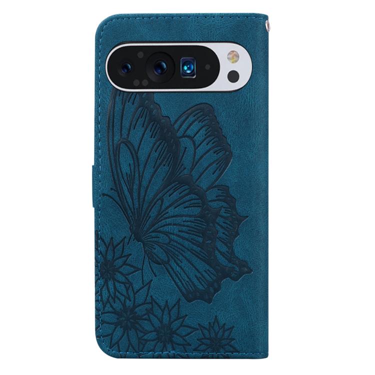 For Google Pixel 9 Pro XL / 10 Pro XL Retro Skin Feel Butterflies Embossing Horizontal Flip Leather Phone Case