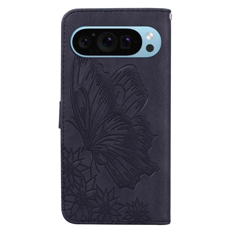 For Google Pixel 9 / 10 Pro Retro Skin Feel Butterflies Embossing Horizontal Flip Leather Phone Case
