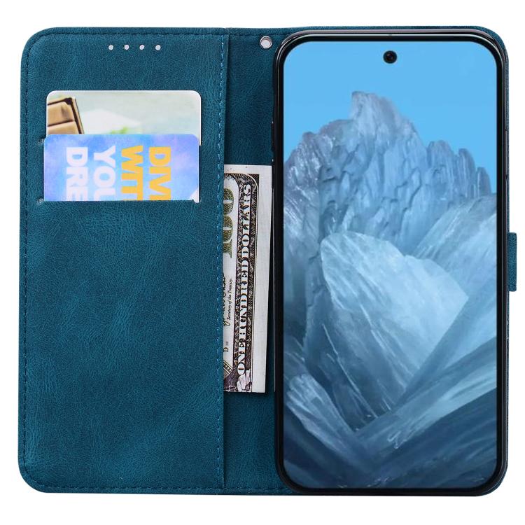 For Google Pixel 9 / 10 Pro Retro Skin Feel Butterflies Embossing Horizontal Flip Leather Phone Case