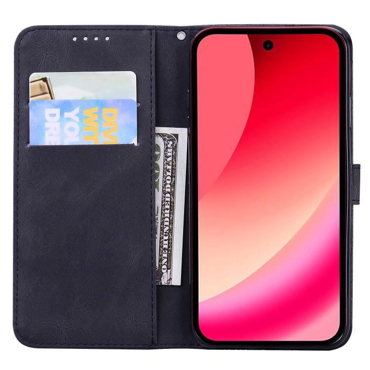 For Google Pixel 10a Retro Skin Feel Butterflies Embossing Horizontal Flip Leather Phone Case
