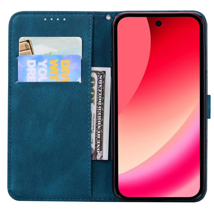 For Google Pixel 10a Retro Skin Feel Butterflies Embossing Horizontal Flip Leather Phone Case