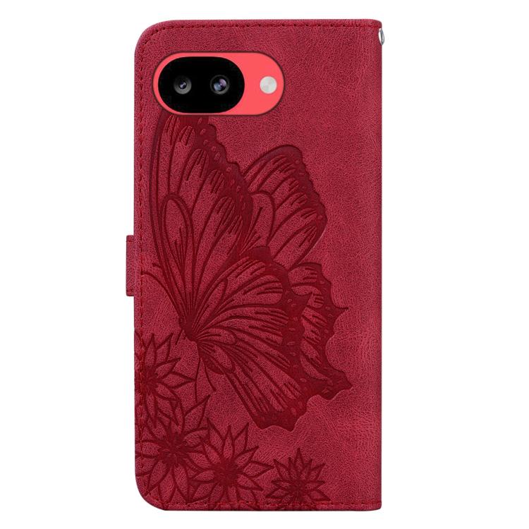 For Google Pixel 10a Retro Skin Feel Butterflies Embossing Horizontal Flip Leather Phone Case